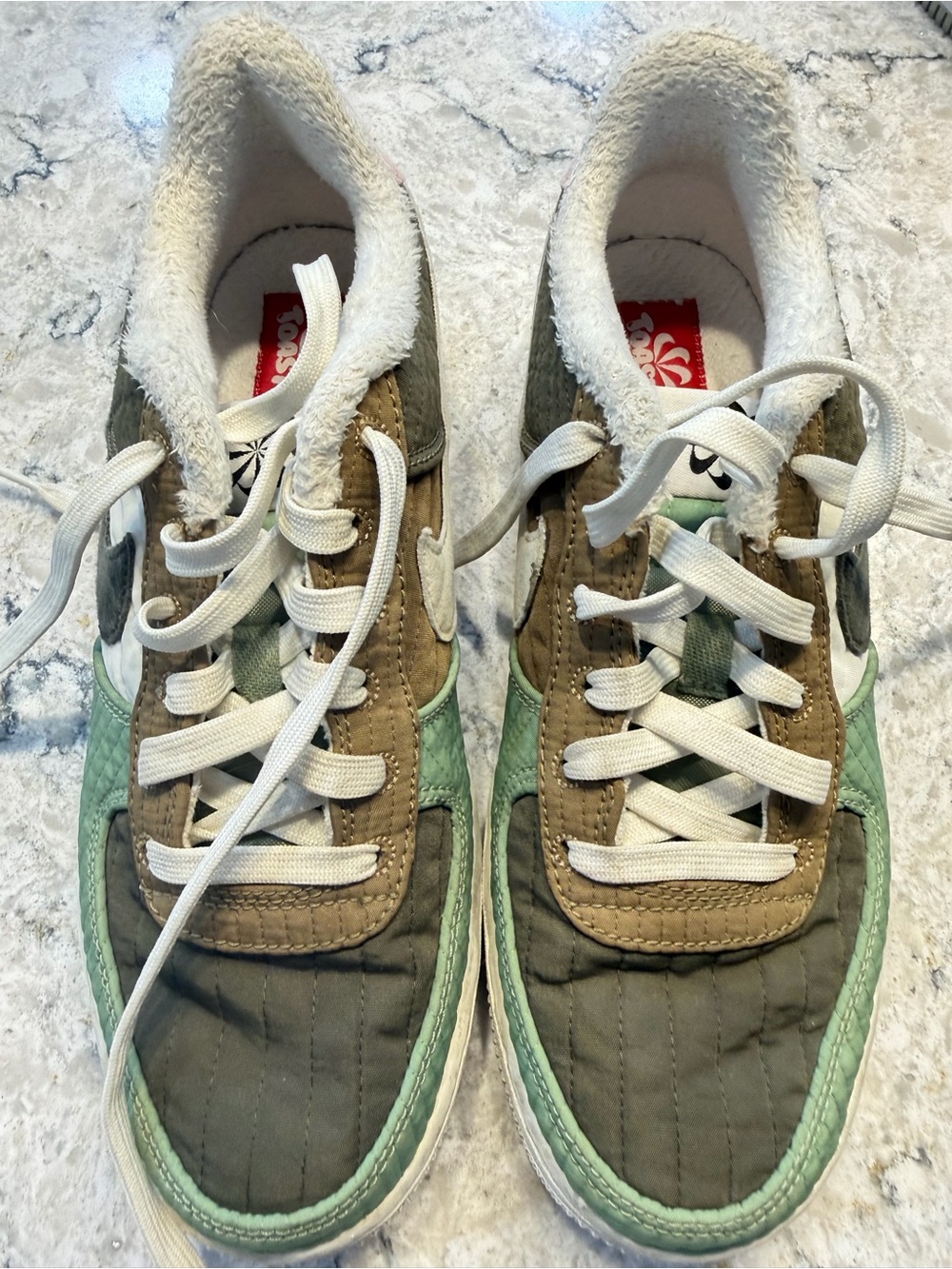 Nike Air Force 1 ’07 LX Toasty Oil Green – Green/Brown/Cream – Size 5